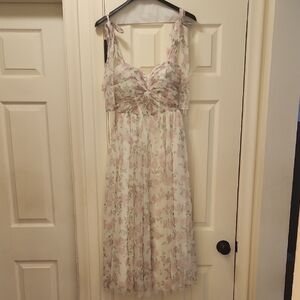 Floral Lace Chemise with Adjustable Straps